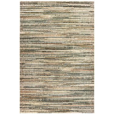 Oriental Weavers Bowen 1332J Ivory and Gold Hallway Runner Polypropylene Runner Rug 2'3" x 7'6" — full overhead view of the rug