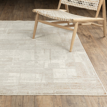 Oriental Weavers Branigan BRG04 Ivory and Gold Large Seating Area Rug Polyester Area Rug 7'10" x 10' — lifestyle setting