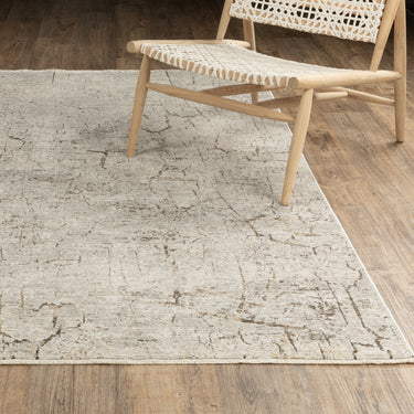 Oriental Weavers Branigan Grey BRG05 Gray and Gold Extra Large Room Anchor Contemporary Area Rug 9'10" x 12'10" — lifestyle setting
