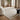 Oriental Weavers Branigan BRG07 Ivory and Brown Medium Living Room Rug Modern Area Rug 5'3" x 7'6" — styled in a furnished room