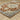 Oriental Weavers Branson Orange BR04A Rust and Beige Large Seating Area Rug Traditional Area Rug 6'7" x 9'2" — angled view showing pattern scale
