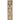 Oriental Weavers Branson Orange BR04A Rust and Beige Hallway Runner Medallion Runner Rug 1'10" x 7'3" — runner shape view