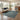 Oriental Weavers Branson BR13A Blue and Gray Large Seating Area Rug Modern Area Rug 6'7" x 9'2" — room setting