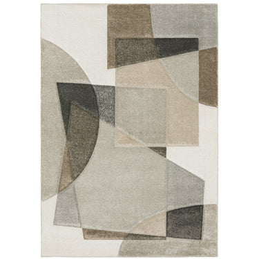 Oriental Weavers Cambria 084J2 Beige and Multi Hallway Runner Polypropylene Runner Rug 1'10" x 7'6" — full overhead view of the rug