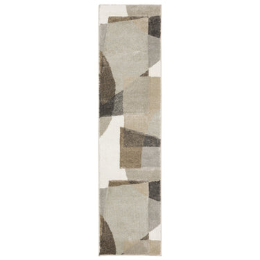 Oriental Weavers Cambria 084J2 Beige and Multi Hallway Runner Polypropylene Runner Rug 1'10" x 7'6" — runner shape view