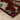 Oriental Weavers Capella CAP06 Red and Multi Hallway Runner Traditional Runner Rug 2'3" x 7'6" — corner detail and edge binding