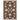 Oriental Weavers Capella CAP08 Rust Red and Beige Extra Large Room Anchor Floral Area Rug 9'10" x 12'10" — full overhead view of the rug