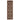 Oriental Weavers Capella CAP08 Rust Red and Beige Hallway Runner Traditional Runner Rug 2'3" x 7'6" — runner shape view