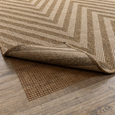 Oriental Weavers All Weather Outdoor Rug Pad 0007C Brown Protective Rug Pad Polyester Rug Pad - 8'6" x 11'6"