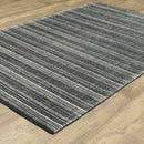 Wool Blend Black Area Carpet AR7151