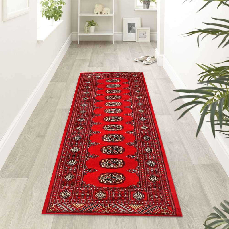 Red Bokhara Area Rug - AR234