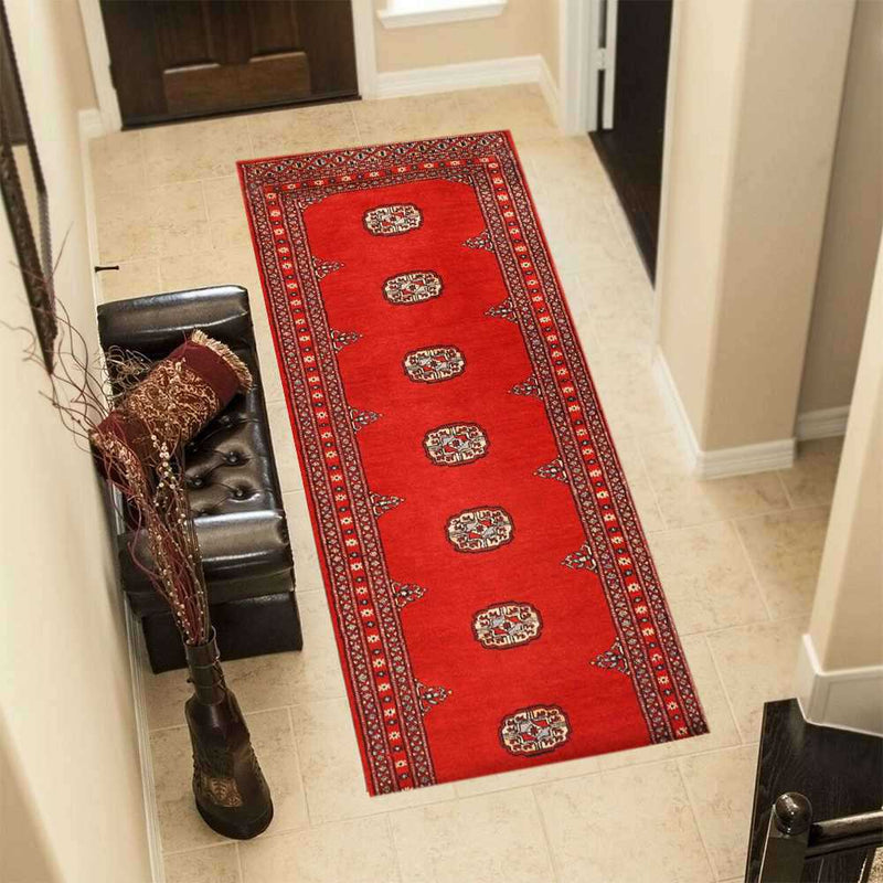 Red Bokhara Area Rug - AR238