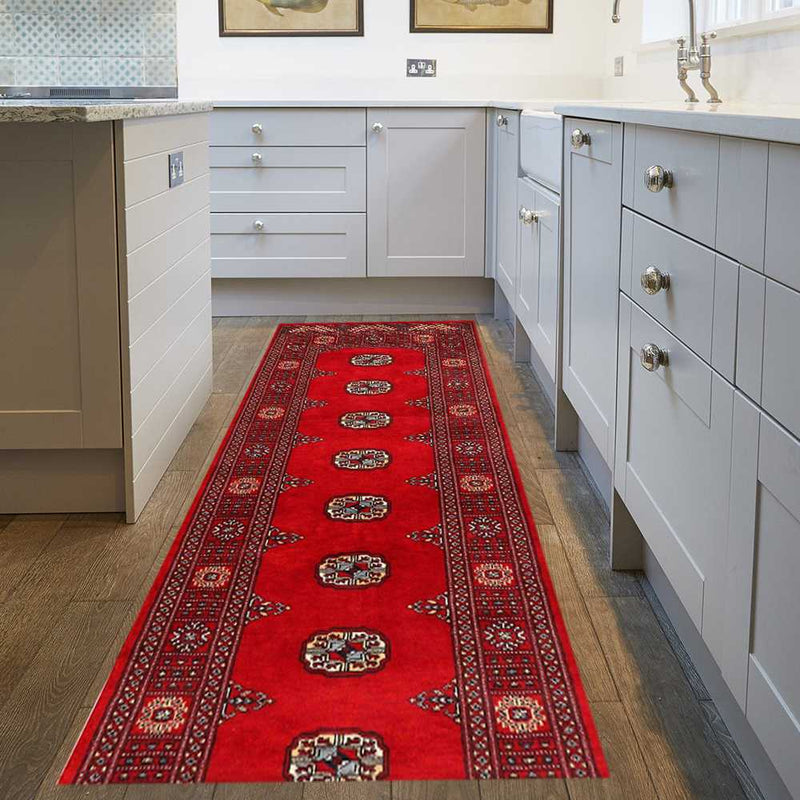 Red Bokhara Area Rug - AR248