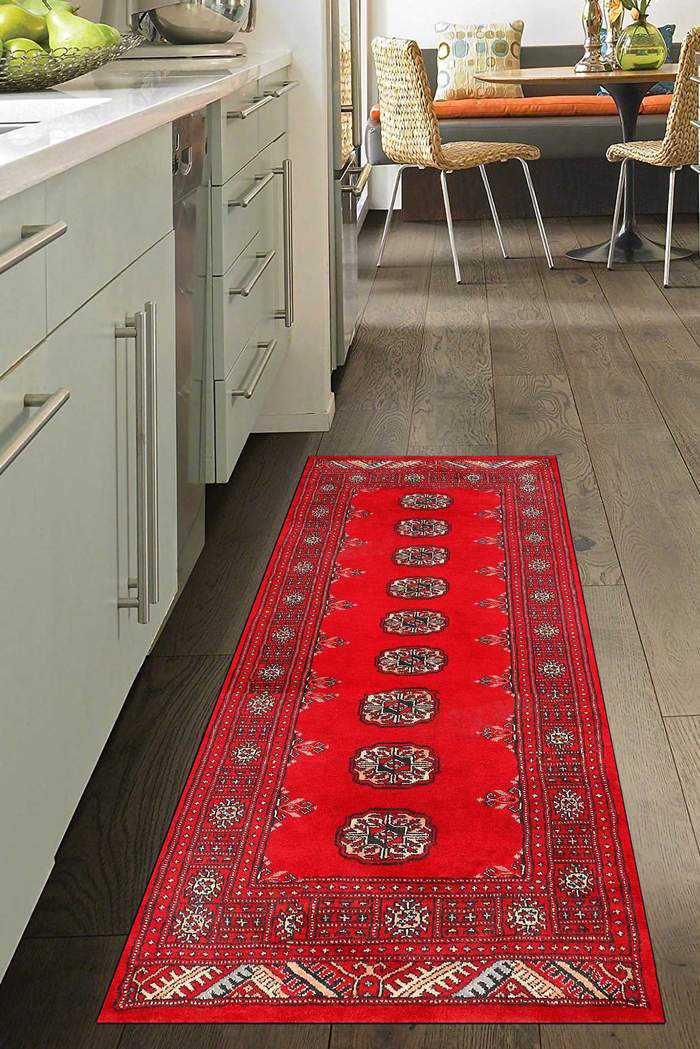 Red Bokhara Area Rug - AR302
