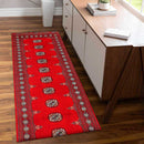 Red Bokhara Area Rug - AR309