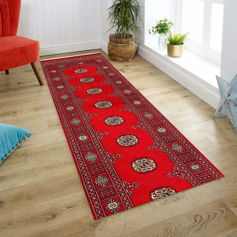 Red Bokhara Area Rug - AR317