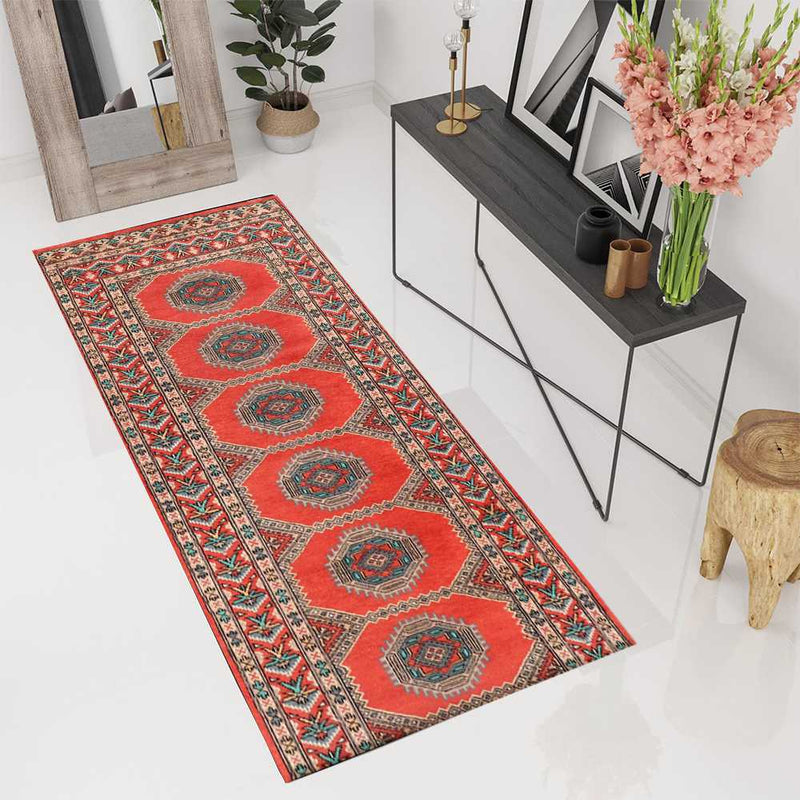 Red Bokhara Area Rug - AR281