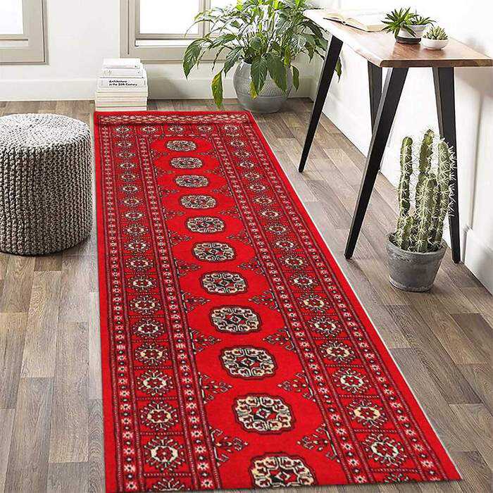Red Bokhara Area Rug - AR374