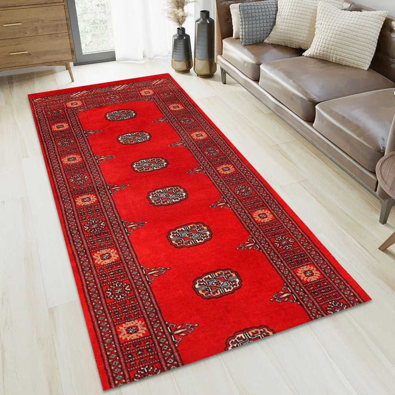 Red Bokhara Area Rug - AR453
