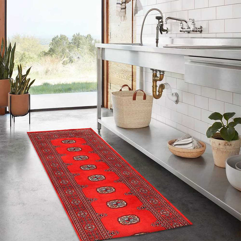 Red Bokhara Area Rug - AR459