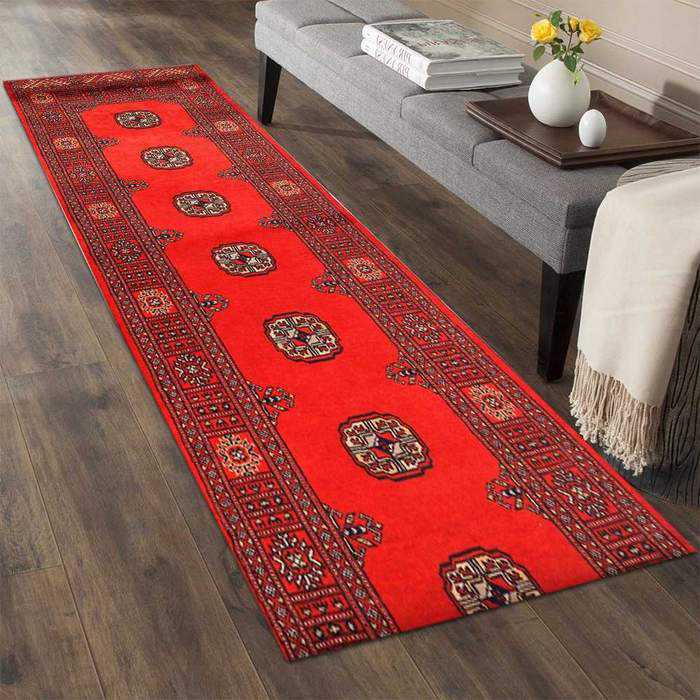 Red Bokhara Area Rug - AR463