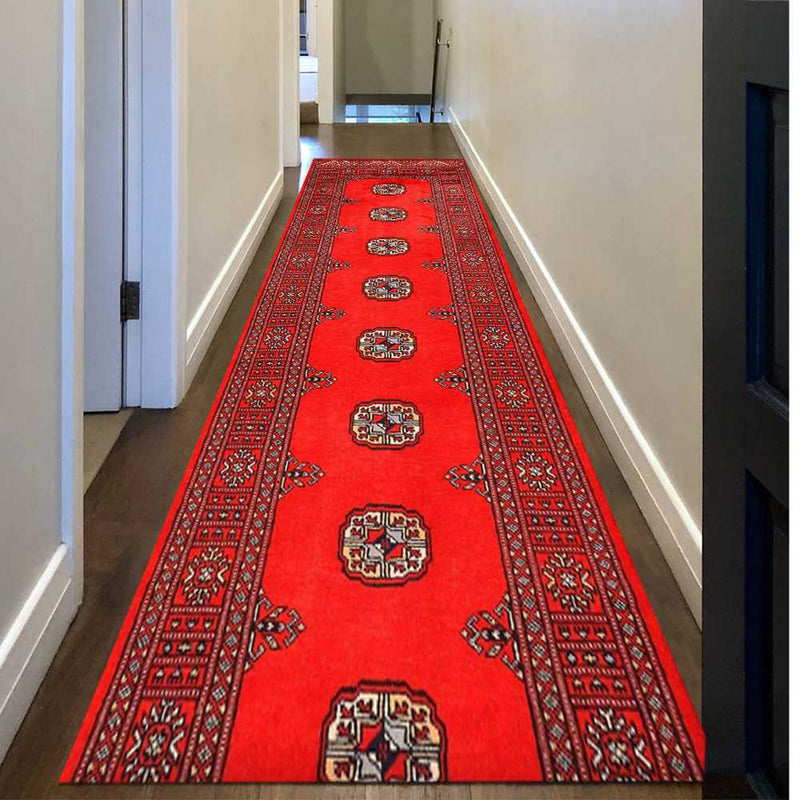 Red Bokhara Area Rug - AR503