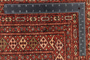 8' x 10' 11 Hand-knotted Pakistani Wool Bokhara Oriental Rug Olive 59171, {product_vendor}