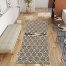 Taupe Contemporary Area Rug