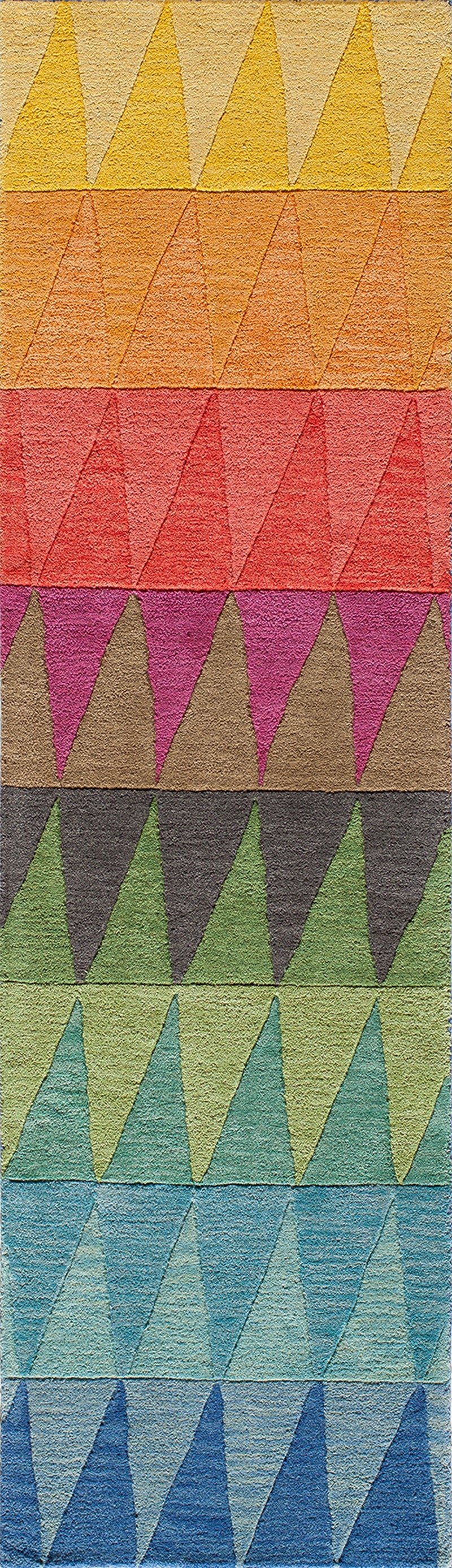 Multi-Color Contemporary Area Rug - AR6194
