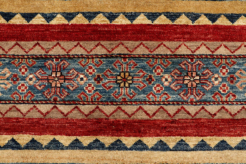 Multi-Color Kazak Area Rug 