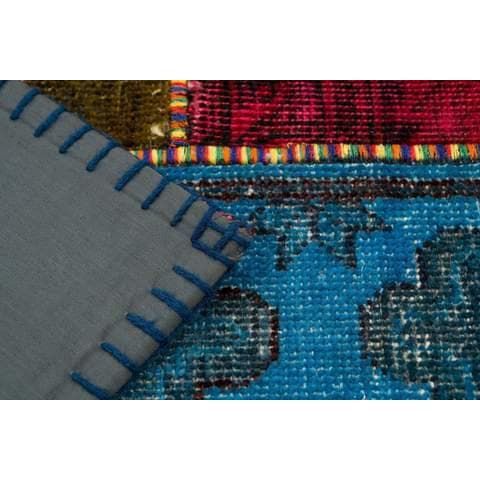 Multi-Color Overdyed Area Rug 