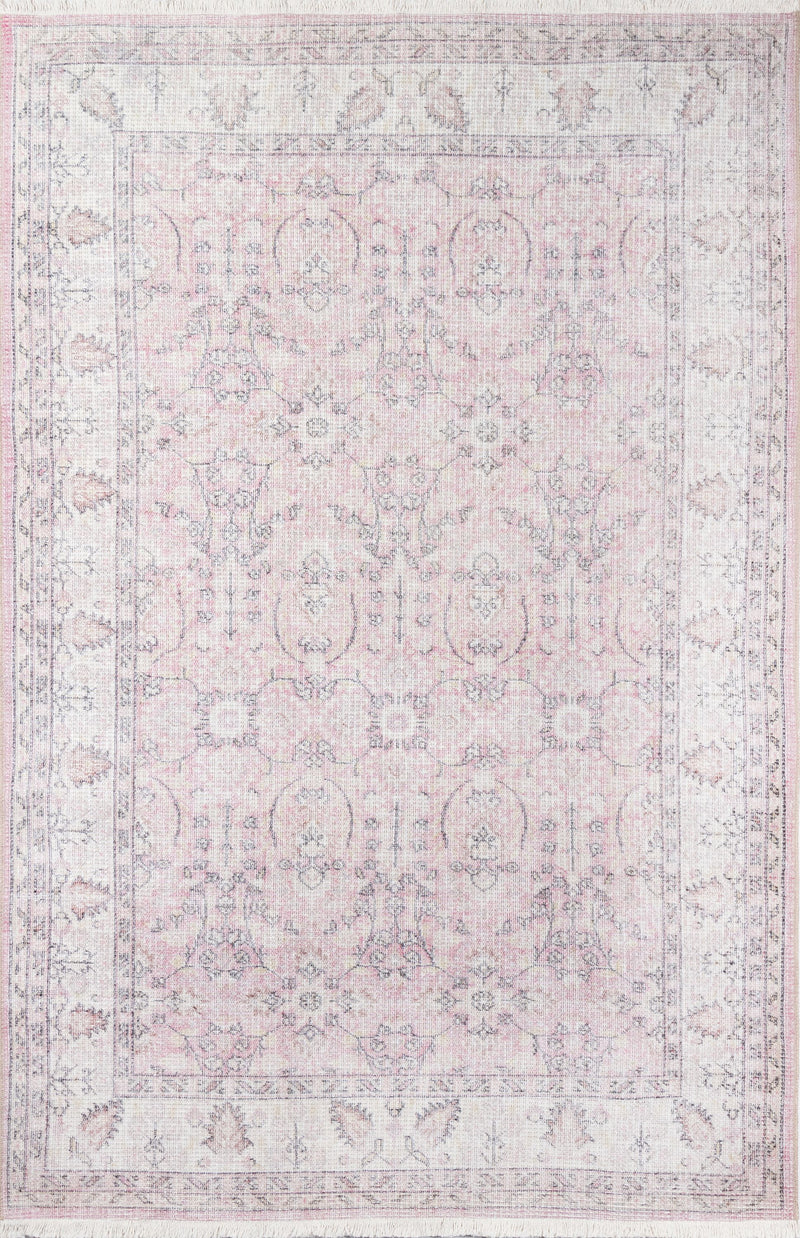 Pink Traditional Area Rug - AR6291
