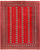 Red Bokhara Area Rug 