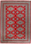 Red Caucasian Area Rug 