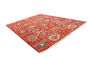 Red Ikat Area Rug