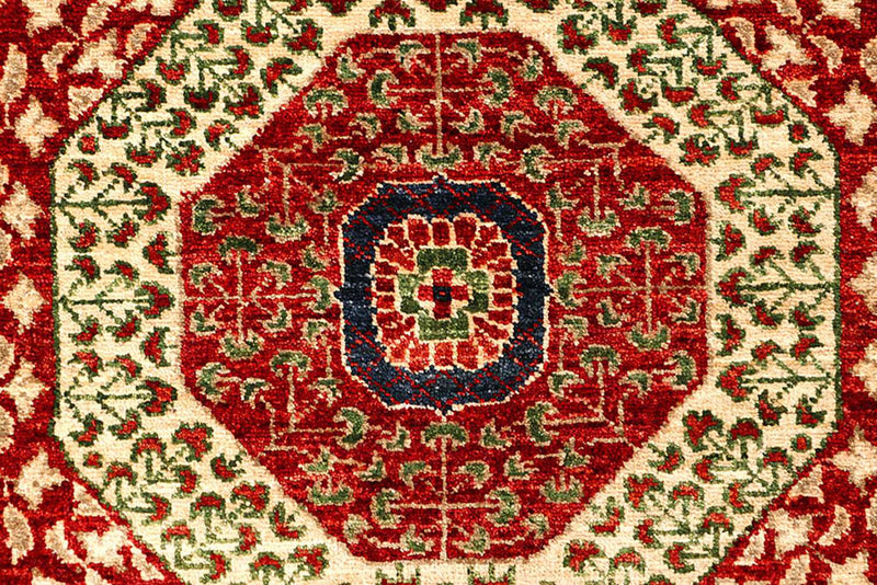 Red Mamluk Area Rug